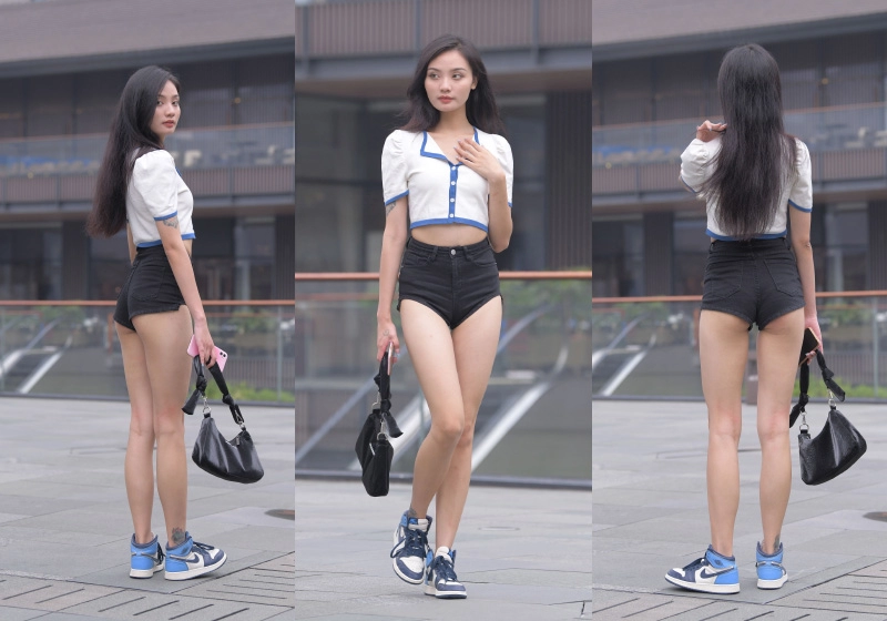 yantu611、[街拍]M941.黑色热裤美女[视频图片27.87G]-妍图社