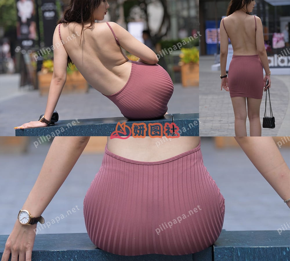 yantu693、[街拍]860.褐色包臀裙美女[图片视频15.75G]-妍图社