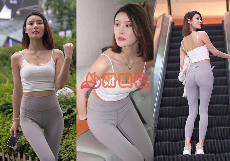 yantu657、[街拍]M893.灰色瑜伽裤美女[视频图片23.4G]-妍图社